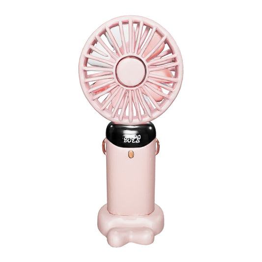 Digital Display Portable Mini Fan 5-in-1 USB-C Rechargeable