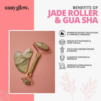 Jade Face Roller & Gua Sha