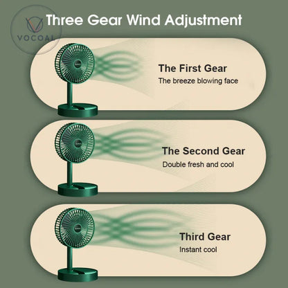 Folding Telescopic Fan