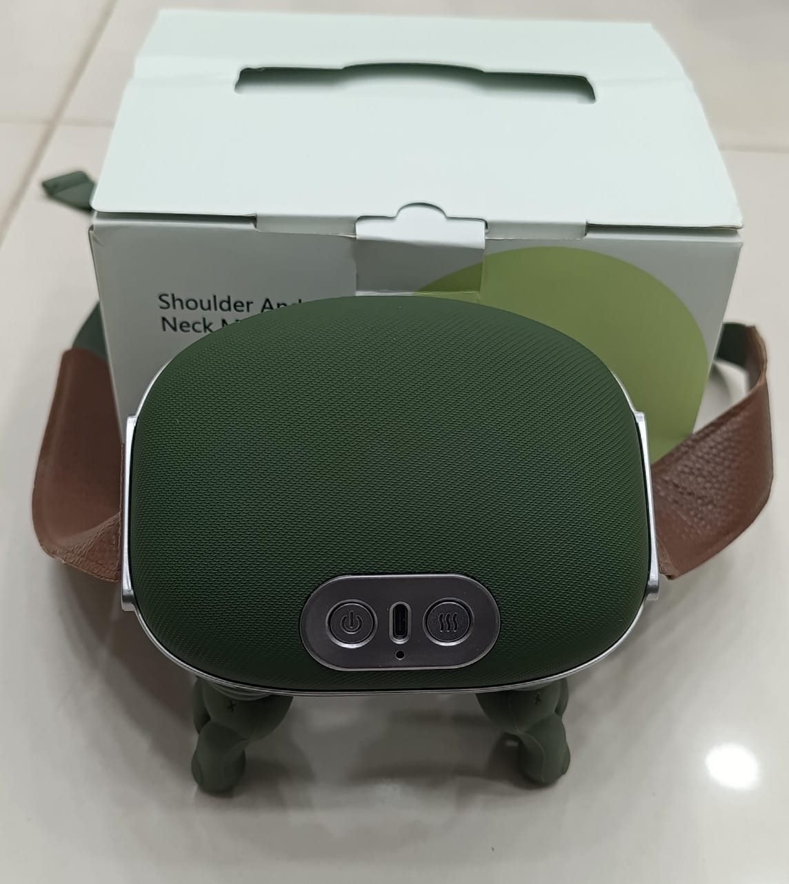 Smart Finger Pressure Neck Massager – Electric Deep Kneading Heated Back & Shoulder Massager