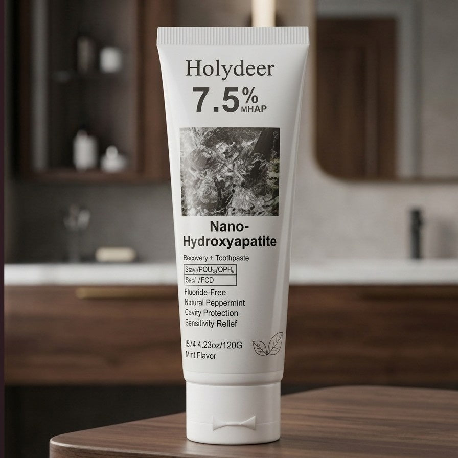 Holydeer 7.5% nHAP  Toothpaste |Free Delivery | Mint (100g)