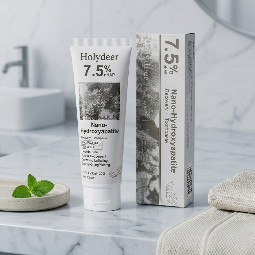 Holydeer 7.5% nHAP  Toothpaste |Free Delivery | Mint (100g)