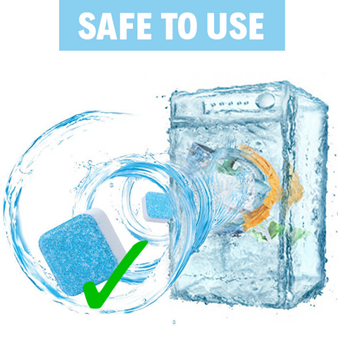Washing Machine Cleaning Tablets - 12 Tablets Pack