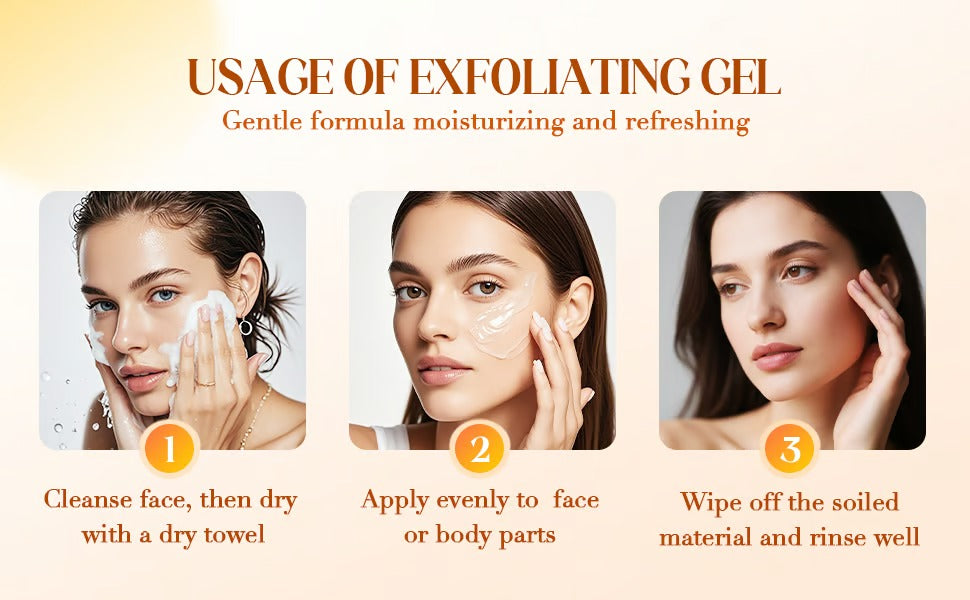 Orange Enzyme Exfoliating Gel (Free Delivery + Allowed To Open Parcel)