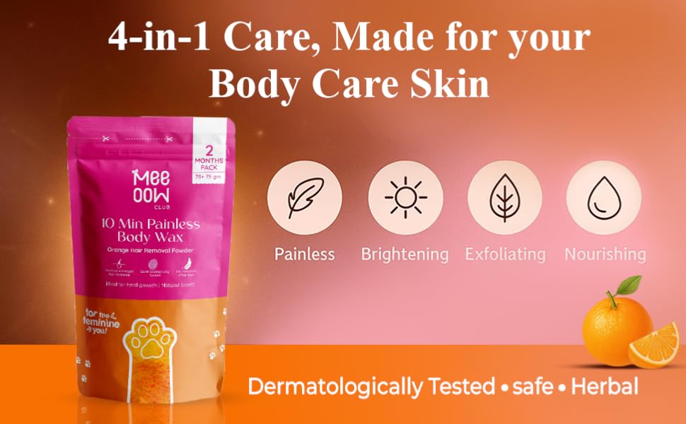 Meeoow Club Rose Hair Removal Powder